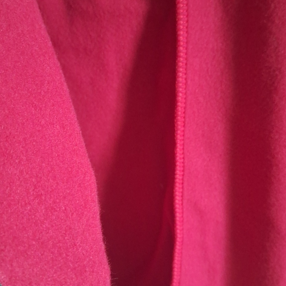 Women's Red Hooded Zip-Up Jacket Size Large - Picture 6 of 9